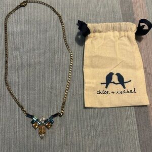 Chloe + Isabel Gold and Blue Necklace